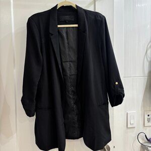 Longline Black Blazer